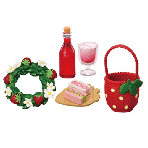 Petit Sample Country Strawberry Cafe Series Re-Ment Miniature Doll Furniture