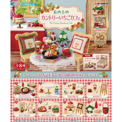 Petit Sample Country Strawberry Cafe Series Re-Ment Miniature Doll Furniture