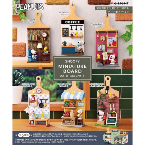 Peanuts Snoopy Miniature Board Series Re-Ment 3-Inch Mini-Figure