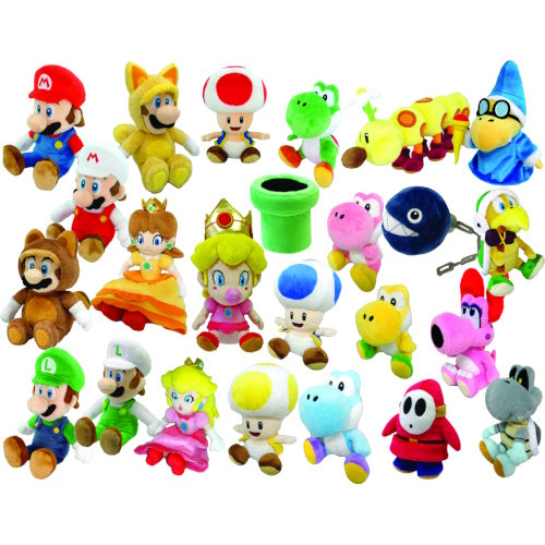 Nintendo Super Mario All Star Collection Sanei Japan Plush Doll