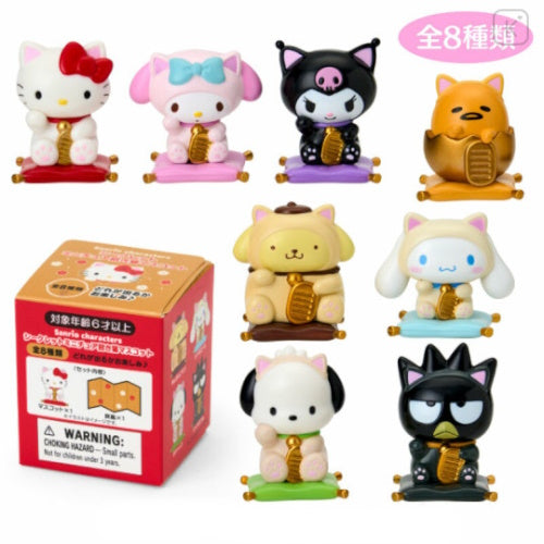 Sanrio Characters Zodiac Lucky Cat Maneki 2.5-Inch Mini-Figure