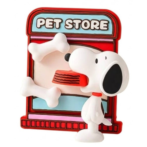Peanuts Window Story Magnet Series M&G 3.5-Inch Collectible Magnet