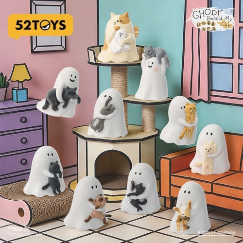 Ghody Behold My Cat GID Ghost Figure Series 52Toys 2-Inch Mini-Figure