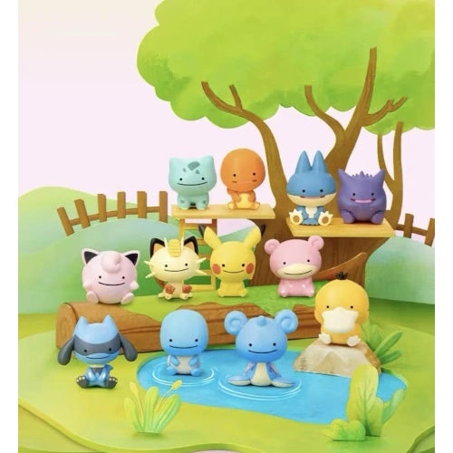 Pokemon Palmsize Wonders Ditto Q-Face Figure Series Funism 1-Inch Mini-Figure