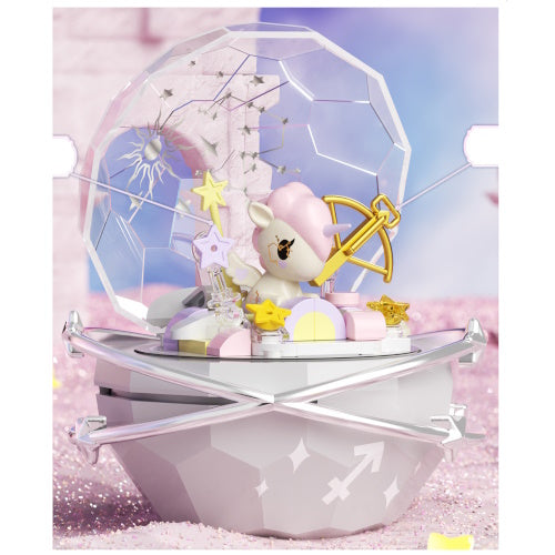 Tokidoki Unicorno Twirling Starry Heart Shell Planet Jaki 4-Inch Building Block Set