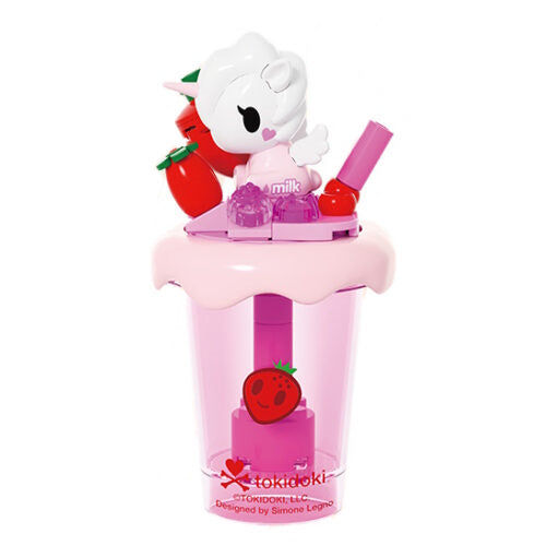 Tokidoki Milk Tea Cup Unicorno Drink Series Jaki 3-Inch Building Block Set
