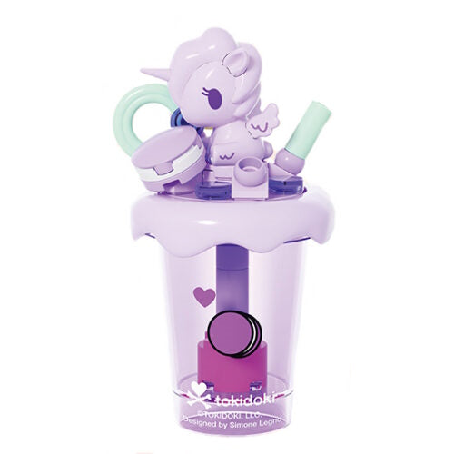 Tokidoki Milk Tea Cup Unicorno Drink Series Jaki 3-Inch Building Block Set