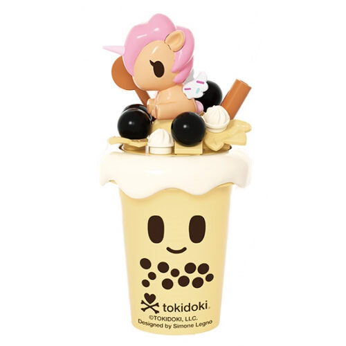 Tokidoki Milk Tea Cup Unicorno Drink Series Jaki 3-Inch Building Block Set