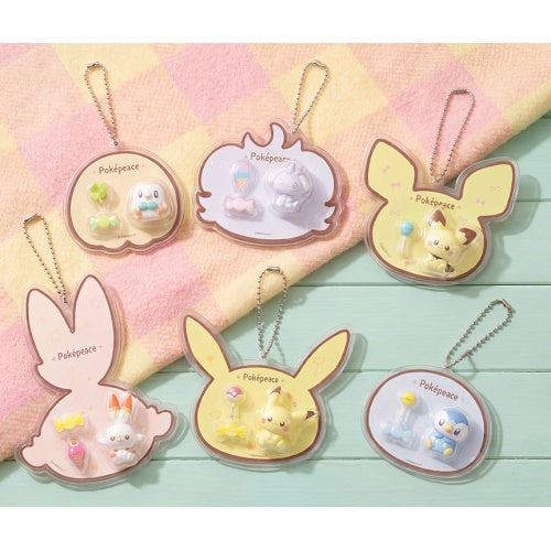 Pokemon Pokepeace Dreamy Adventure Shaker Charm Series Holly Box 2.5-Inch Key Chain