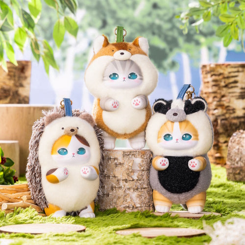 Mofusand Nordic Kittens Pendant Plush Series Kiramekko 4-Inch Plush Key Chain