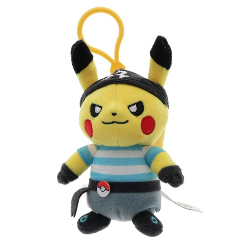 Pokemon Pikachu Dress Up Secret Teams Series Potdemiel 3-Inch Plush Key Chain