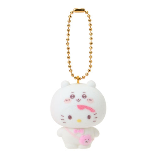 Sanrio x Chiikawa Secret Flocked Charm Series Sanrio Original 1-Inch Key Chain