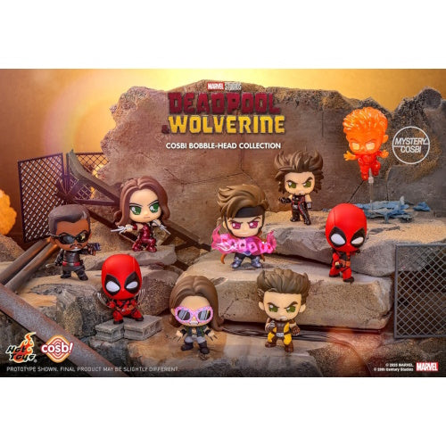 Marvel Deadpool And Wolverine Cosbi Bobble Head Vol. 02 Hot Toys 3-Inch Mini-Figure