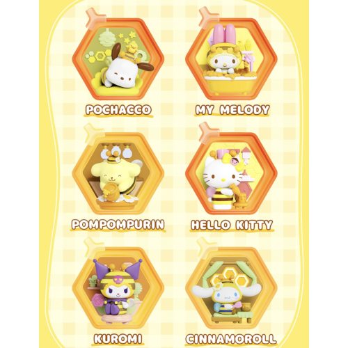Sanrio Characters Bee Party Figure Series Lioh Toy 2-Inch Mini-Figure