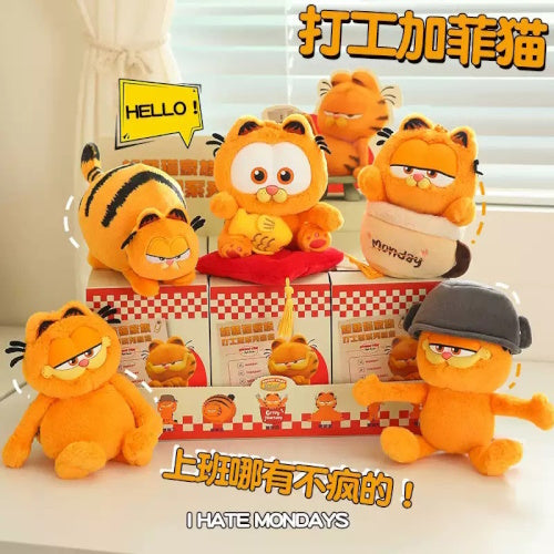 Garfield Working Week Plush Series Tongxinyu 4-Inch Plush Doll
