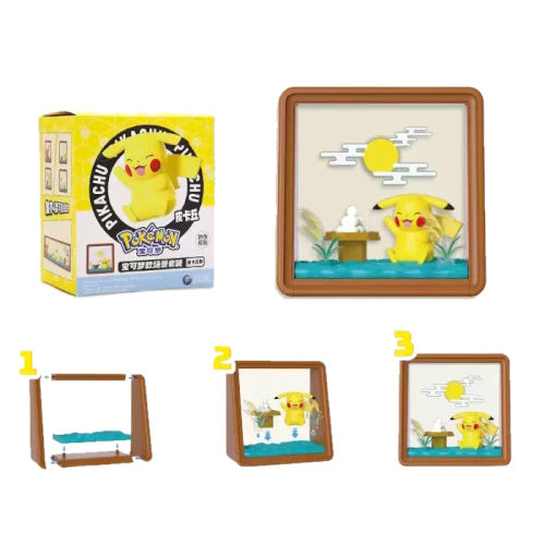 Pokemon Night Theme Scene Set Fun Sun Toys 3-Inch Mini-Figure