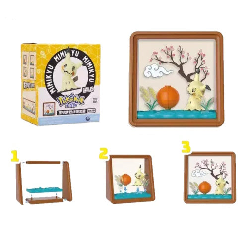 Pokemon Night Theme Scene Set Fun Sun Toys 3-Inch Mini-Figure