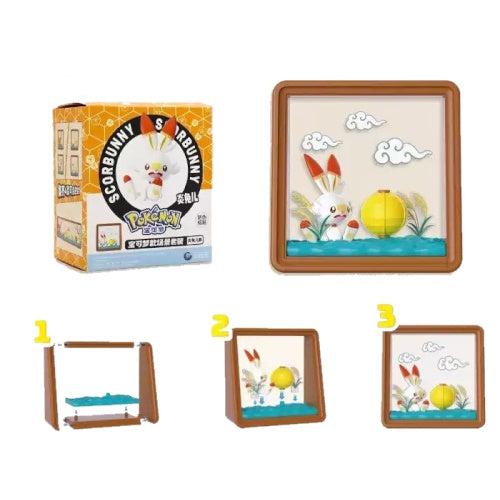 Pokemon Night Theme Scene Set Fun Sun Toys 3-Inch Mini-Figure