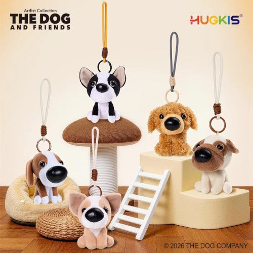 The Dog And Friends Artlist Plush Mascot Series Hugkis 3-Inch Plush Doll