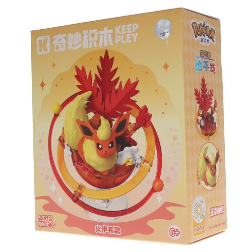 Pokemon Eeveelution Planet Building Block Series Keeppley Collectible Toy