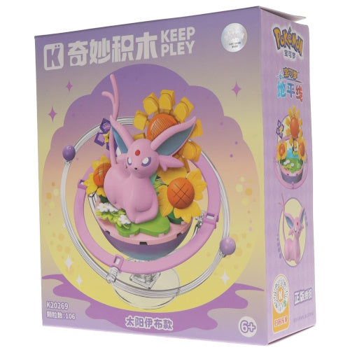 Pokemon Eeveelution Planet Building Block Series Keeppley Collectible Toy