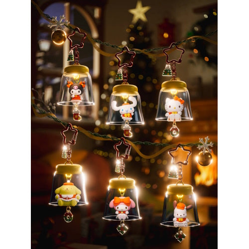 Sanrio Characters Winter Glow Light Up Mascot Holly Box 3-Inch Key Chain