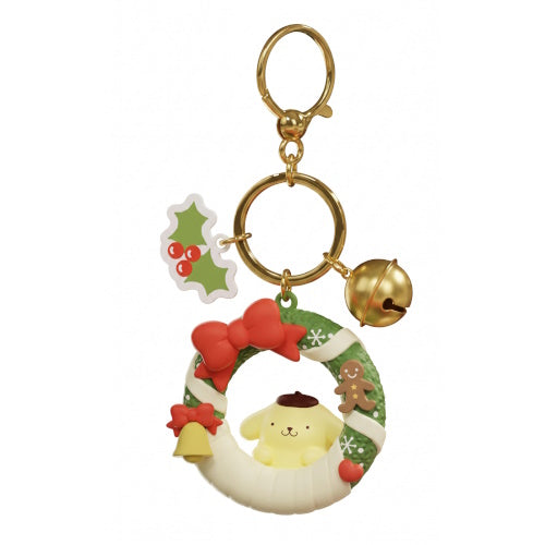 Sanrio Characters Christmas Wreath Mascot Series Holly Box 2.5-Inch Key Chain