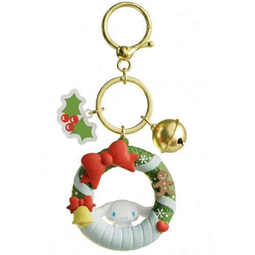 Sanrio Characters Christmas Wreath Mascot Series Holly Box 2.5-Inch Key Chain