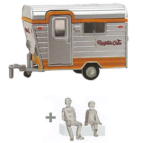 Camping Trailer Registro Kuko Stasto 1/64 Scale Miniature Toy