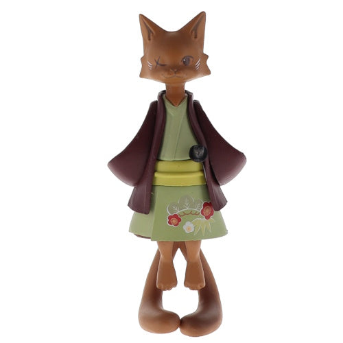 Japanese Style Nekomata Cat Yokai Figure Series Stand Stones 2-Inch Mini-Figure