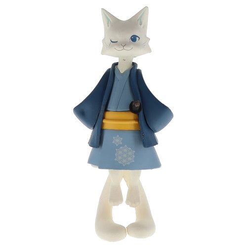 Japanese Style Nekomata Cat Yokai Figure Series Stand Stones 2-Inch Mini-Figure