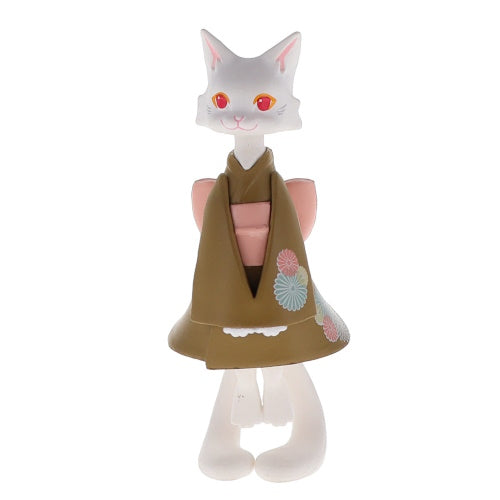 Japanese Style Nekomata Cat Yokai Figure Series Stand Stones 2-Inch Mini-Figure
