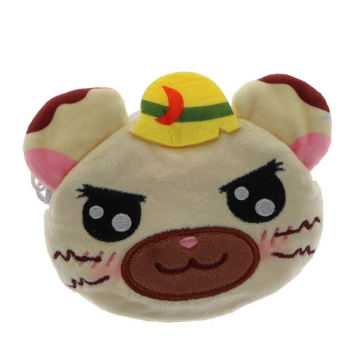 Hamtaro Fluffy Face Pouch Series SO-TA 5-Inch Zippered Pouch