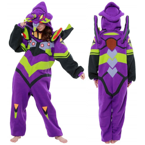 Evangelion Kigurumi Hooded Costume Sazac Adult One Size Fits Most Onesie
