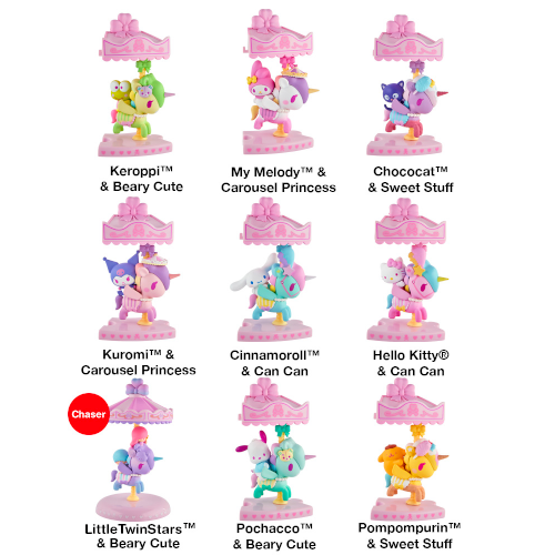 Sanrio Hello Kitty Friends Carousel Tokidoki 3-Inch Mini-Figure