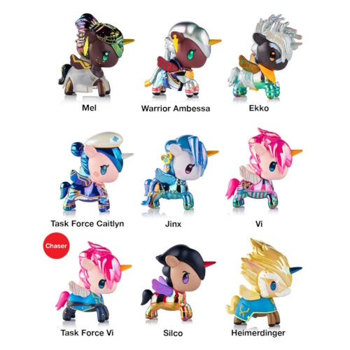 Unicorno Arcane Black Light Chrome Series Tokidoki 3-Inch Mini-Figure