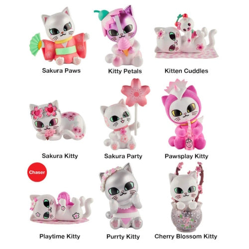 Cherry Blossom Cats Figure Series Tokidoki 3-Inch Mini-Figure