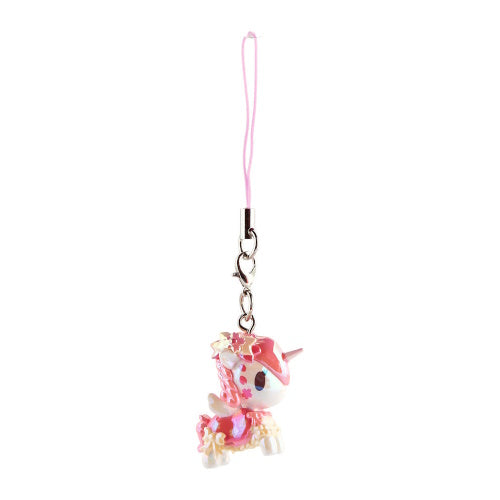 Unicorno Frenzies Shimmer Cherry Blossom Series Tokidoki 1-Inch Key Chain