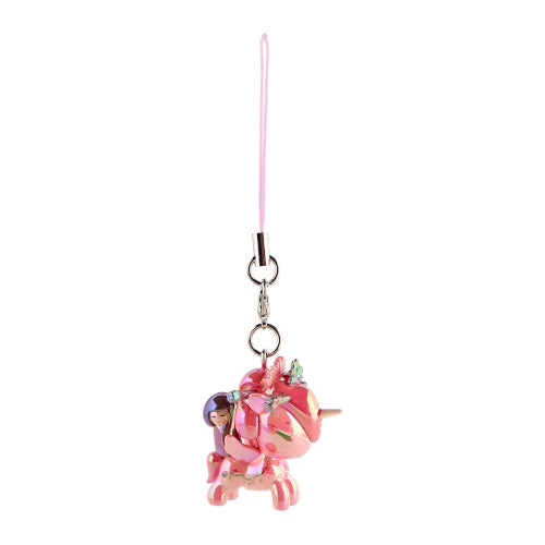 Unicorno Frenzies Shimmer Cherry Blossom Series Tokidoki 1-Inch Key Chain