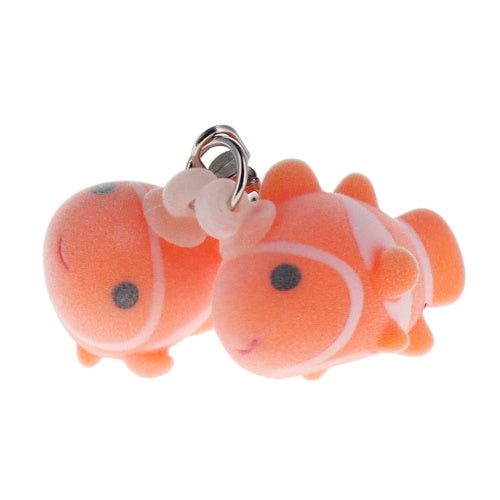 Friendly Ocean Friends Flocked Mascot Access 2-Inch Key Chain
