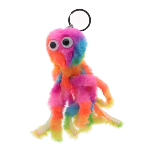 Alien Octopus Colorful Plush Mascot Series Access 6-Inch Key Chain
