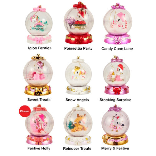 Unicorno Holiday Sparkle Snow Globe Figure Series Tokidoki 3-Inch Mini-Figure
