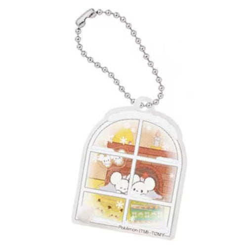 Pokemon Poke Peace Shaker Cozy Winter Series Takara Tomy 2-Inch Key Chain