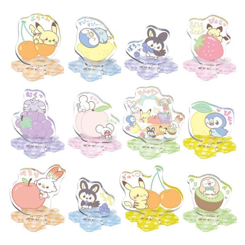 Pokemon Peaceful Place Colorful Fruits Series Takara Tomy 1.5-Inch Acrylic Stand
