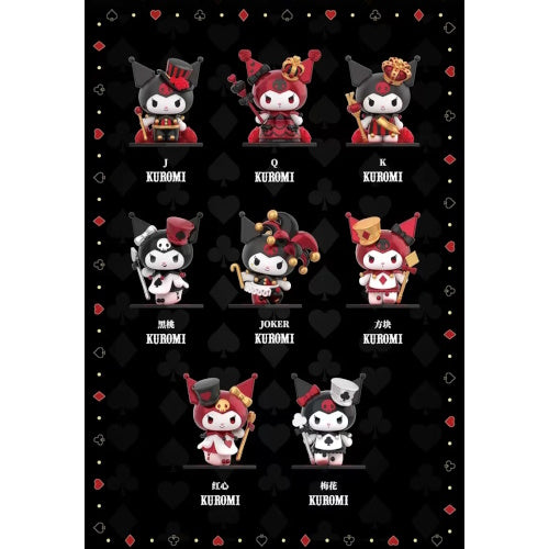 Sanrio Characters Kuromi Poker Kingdom Series Toptoy 3-Inch Mini-Figure