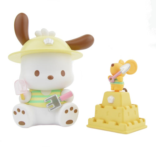 Sanrio Characters Pochacco Holiday Beach Series Toptoy 3-Inch Mini-Figure