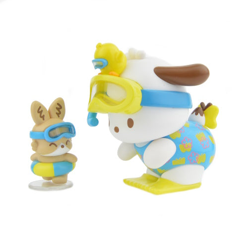 Sanrio Characters Pochacco Holiday Beach Series Toptoy 3-Inch Mini-Figure