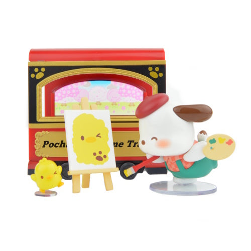 Sanrio Characters Pochacco Retro Time Train Series Toptoy 3-Inch Mini-Figure