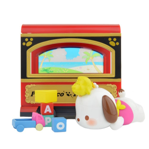 Sanrio Characters Pochacco Retro Time Train Series Toptoy 3-Inch Mini-Figure