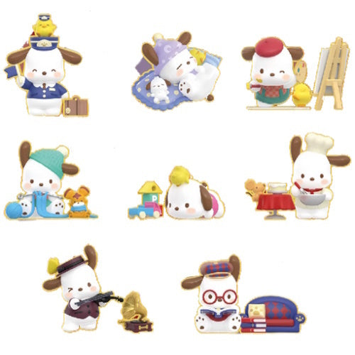 Sanrio Characters Pochacco Retro Time Train Series Toptoy 3-Inch Mini-Figure